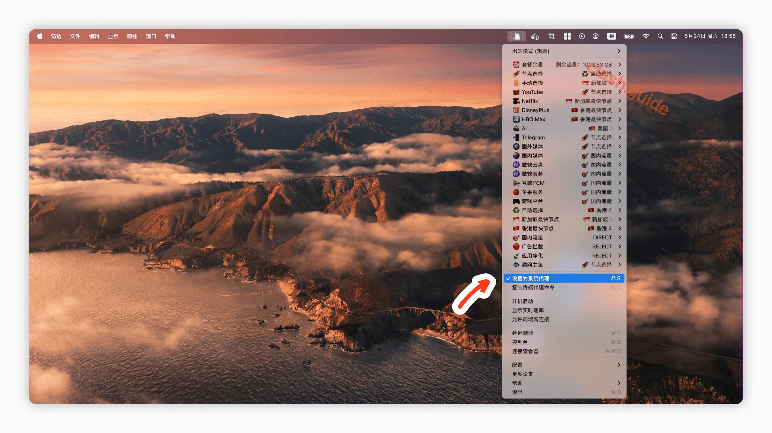 ClashX 订阅导入流程